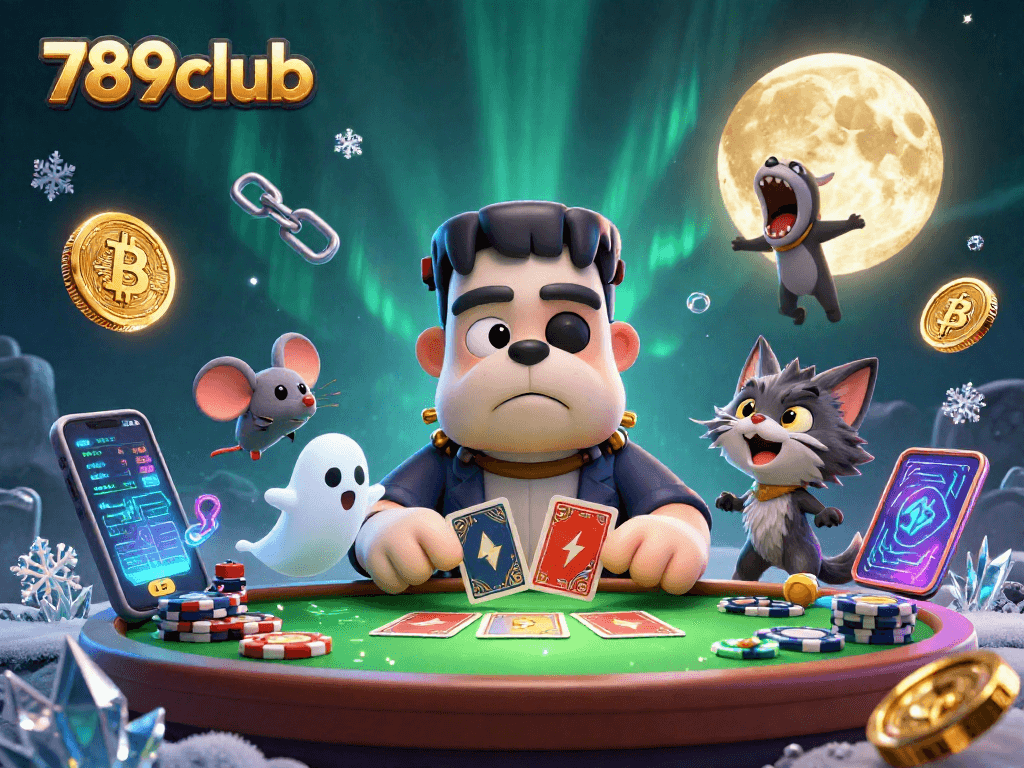 Experience thrilling gaming action with 789club's unique characters enhancing your casino adventure.