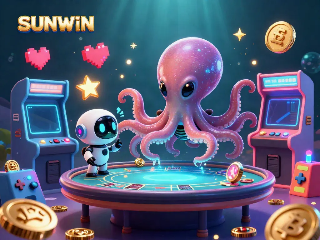 Engage in exciting games with SUNWIN's vibrant gambling universe featuring alien characters.