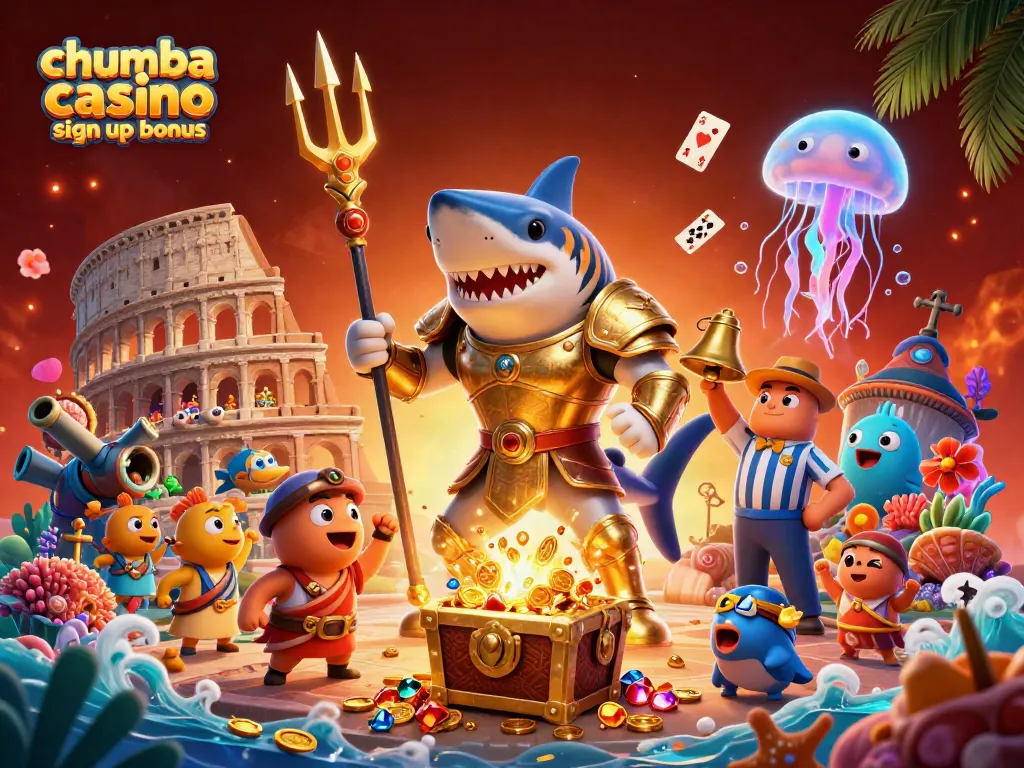 Engage with the thrilling chumba casino sign up bonus, featuring unique fish-themed gaming elements.