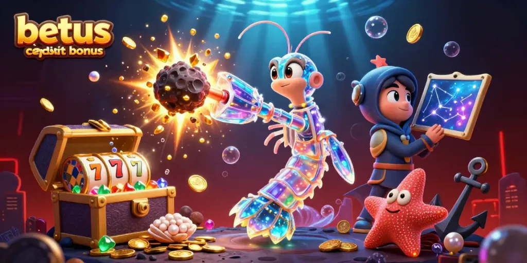 Engage with betus casino no deposit bonus for immersive gaming experiences, featuring vibrant casino-themed underwater action