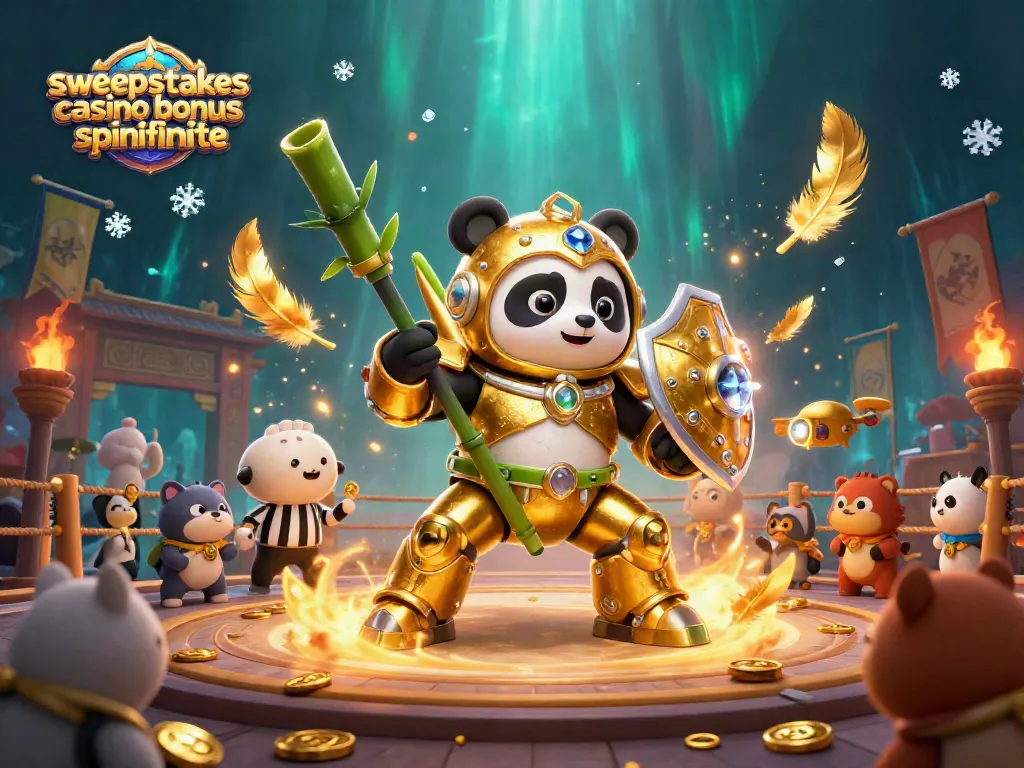 Win big at Spinfinite with exciting sweepstakes casino bonus offers and vibrant game visuals.