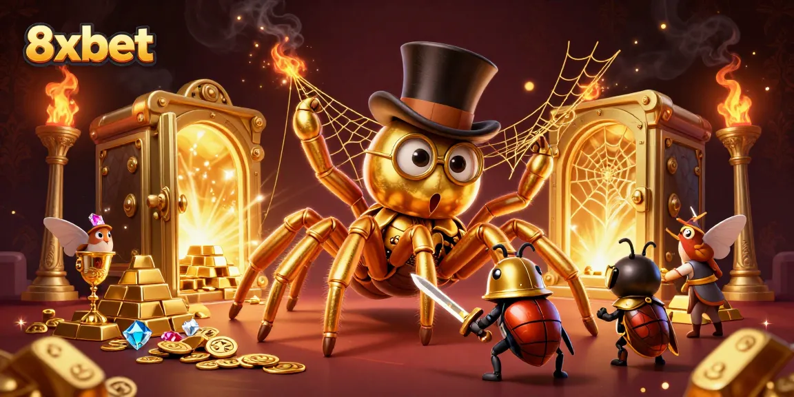 Engage in thrilling gameplay with 8xbet's exciting casino adventure featuring vibrant characters and rich treasures.
