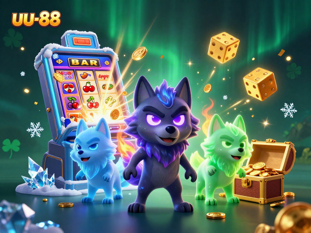 Spin jackpots and win with uu-88 in an immersive casino adventure illustration.