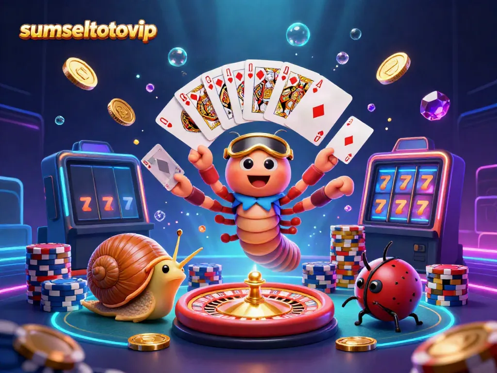 Experience thrilling gameplay with sumseltotovip and its vibrant 3D casino scene featuring dynamic dealers and massive chip stacks.