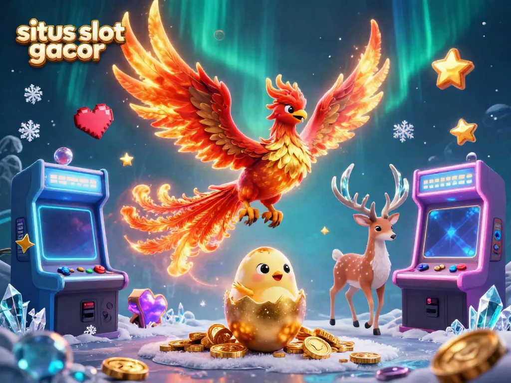 Gambar situs slot gacor dengan grafis kasino dan unsur perjudian yang memukau.