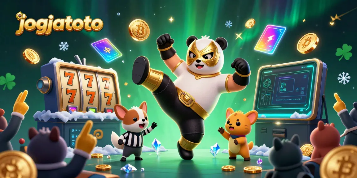 Experience the thrill of jogjatoto with a dynamic fight scene featuring luck and excitement in a casino setting.