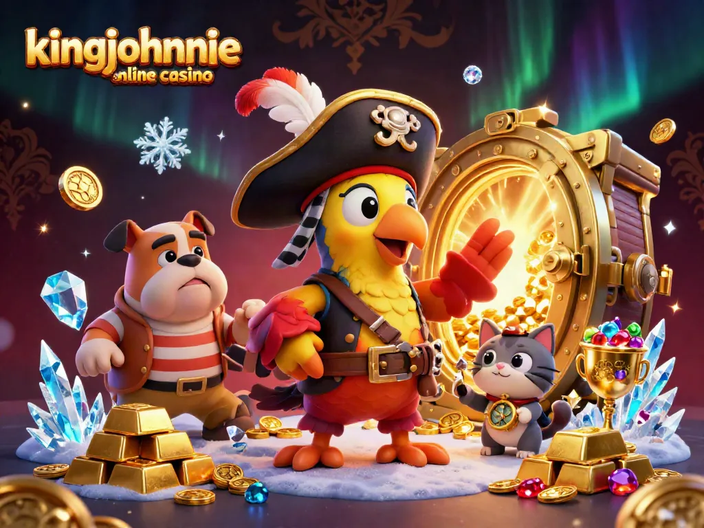 Experience the excitement of kingjohnnie online casino with pirate characters and treasure!