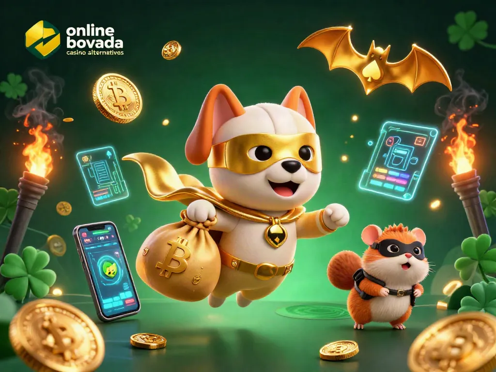 Explore exciting online bovada casino alternatives with vibrant characters and dynamic gaming elements.