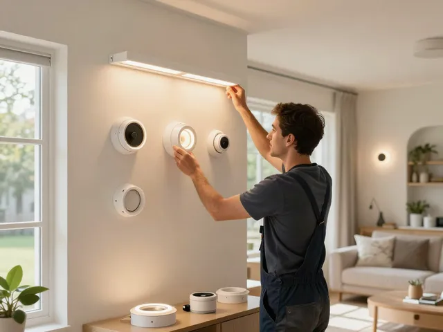 Instalare aplica LED de către un profesionist, serviciu local de încredere.