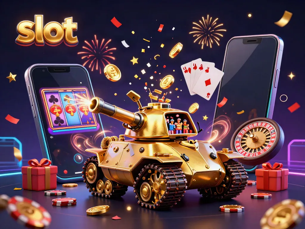Experience exciting slot action in a colorful casino-themed illustration featuring a beetle tank revealing a mini-casino.