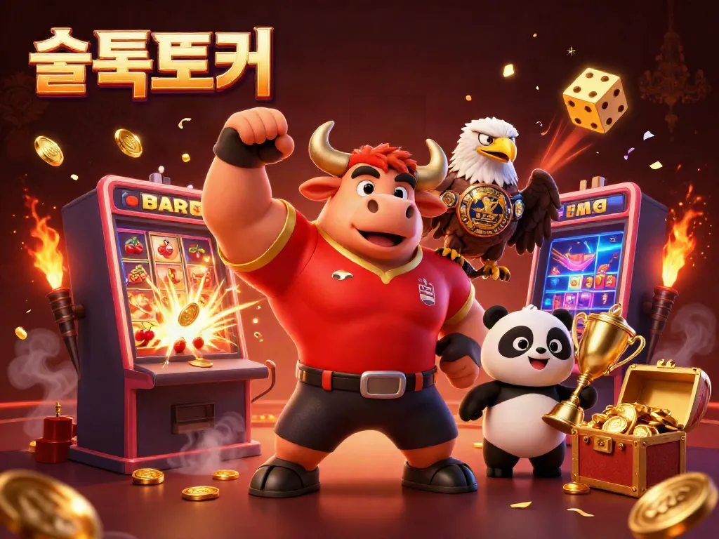 Experience the thrill of winning with 슬롯토커, featuring vivid characters and dynamic casino elements.